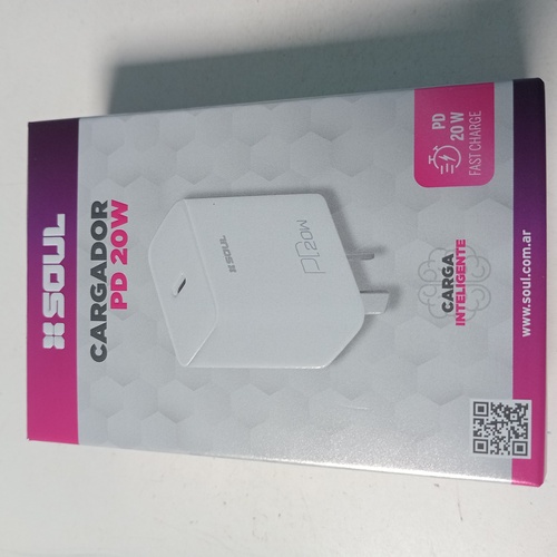 Cargador PD 20W Soul USB C